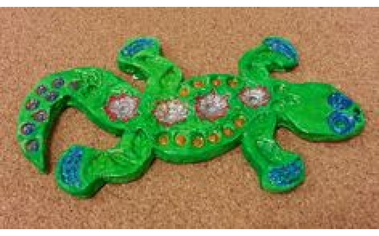Make an Air Dry Clay Lizard with Activ Clay